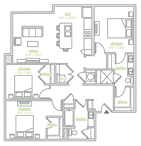 Floor plan C1