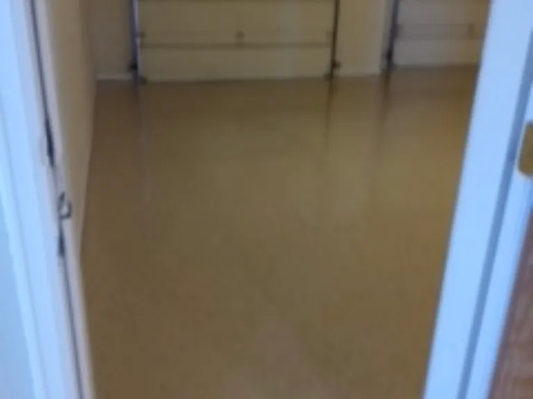 epoxy coating was applied 4 years ago- some wear and tear present from age and use