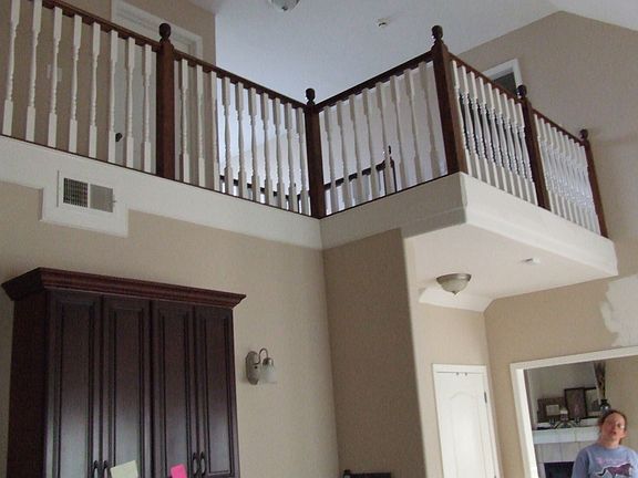 Kitchen looking at upstairs