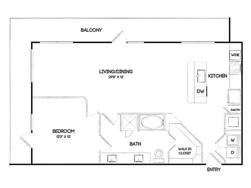 Floor plan A9A