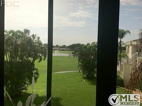 Wonderful views from this spacious one bedroom condo at Seven Lakes Golf and tennis community. Very active over 55 community in the best location.  Live a country club like for low cost. All golf and amenities are included in one monthly fee. Six heated swimming pools, golf 18 holes, har tru tennis courts, pickle ball, bocci, shuffleboard, card games, dinner dances , concerts, bus trips and many more things to do.   The location can"t  be beat. Across from Bell Tower shops with many restaurants, movie theater and shops. Very close to Barbara B Mann performance center , churches , restaurants and shopping.
