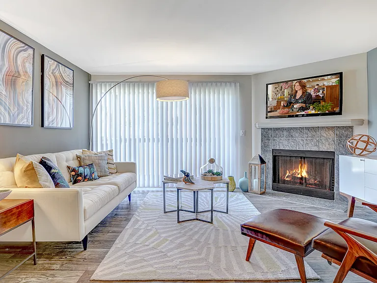 Wood plank-style flooring in select homes