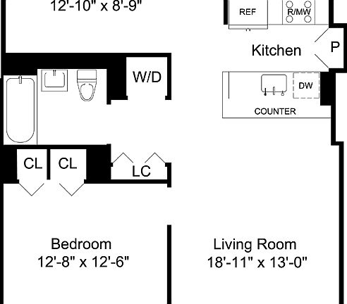 2nd image of 330 W 39th St APT 8D