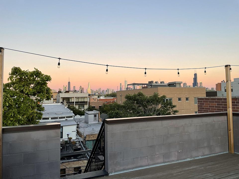 Skyline views from private rooftop deck