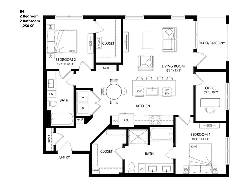 Floor plan B4