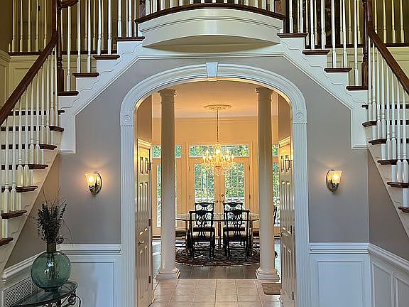 Stunning Double Staircase