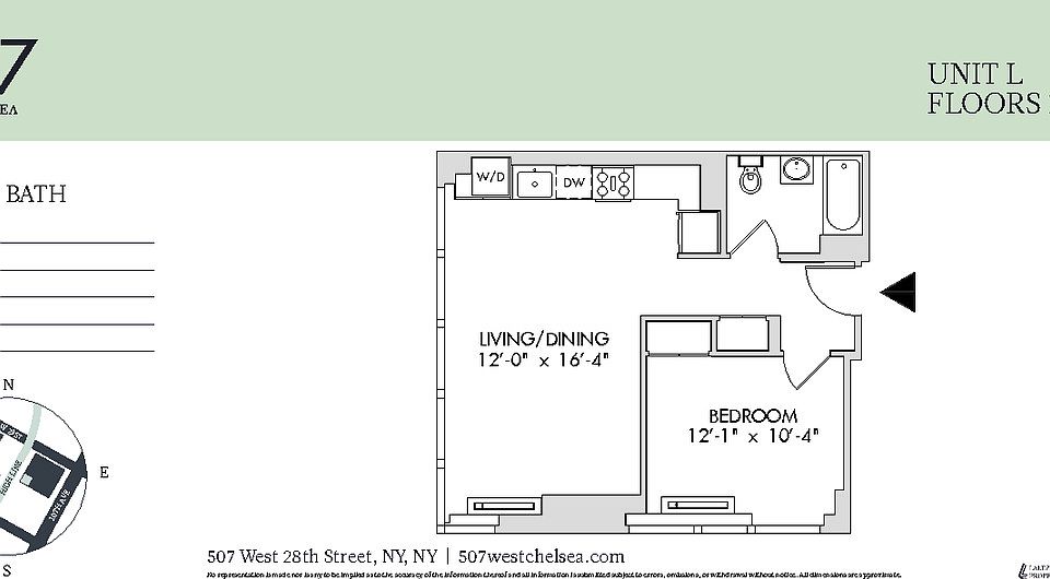 2nd image of 507 W 28th St APT 19L