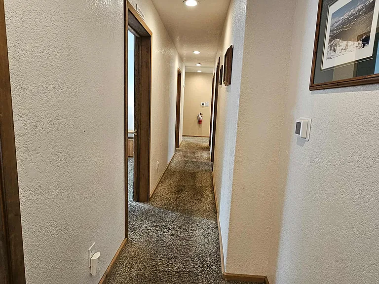Hallway of bedrooms