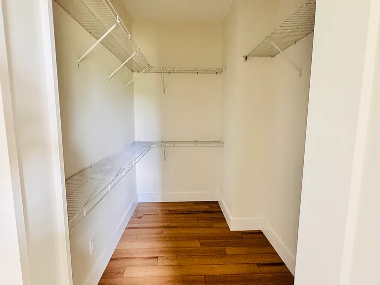 Oversized walk in closet in Master Bedroom