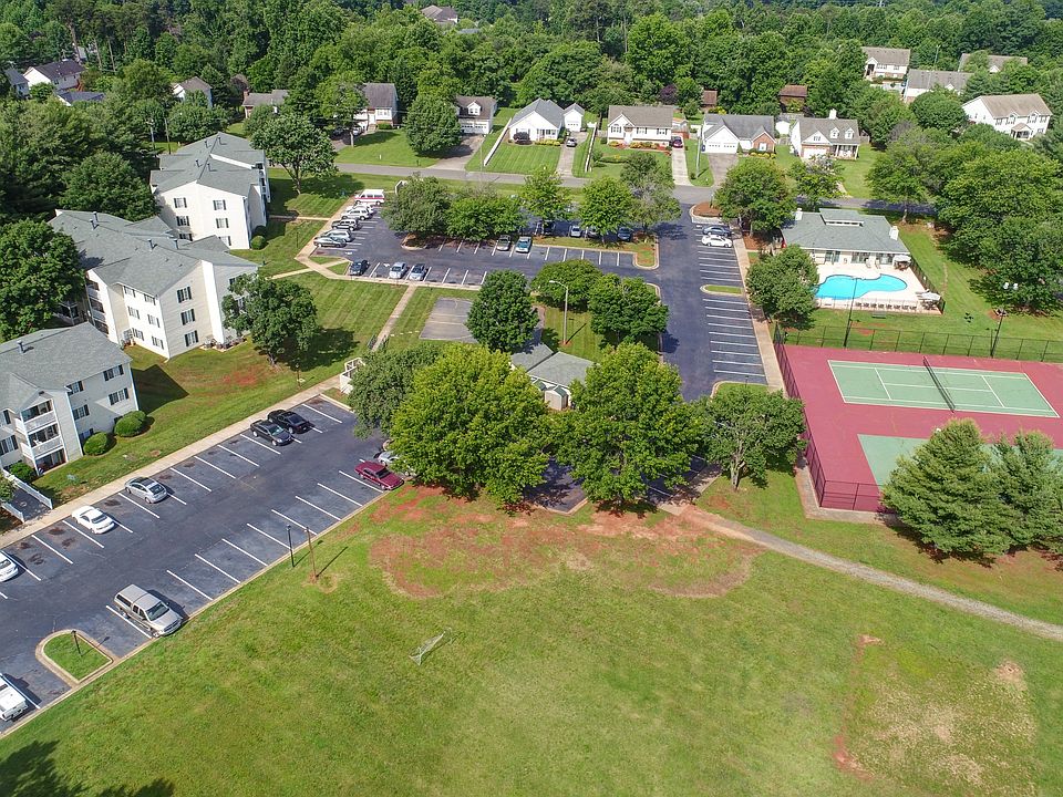 Aerial view of property