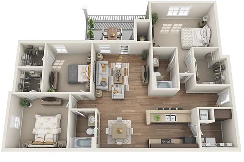 Floor plan E1