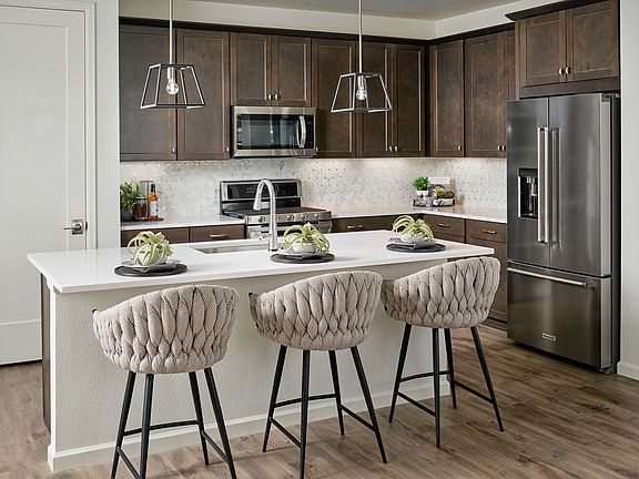 Kitchen with Maple Slate Cabinets