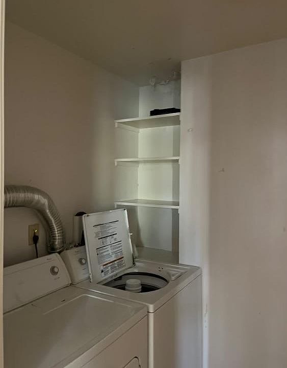 Large laundry closet with in-unit laundry included. CURRENTLY BRAND NEW STACKABLE UNITS