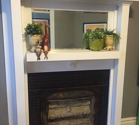 Original fireplace