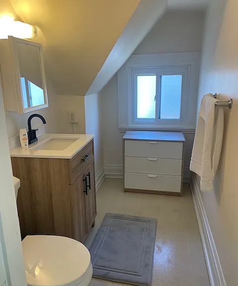 Bedroom level Powder Room