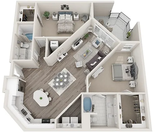 Floor plan The Rustic