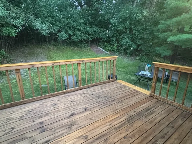 Backyard patio