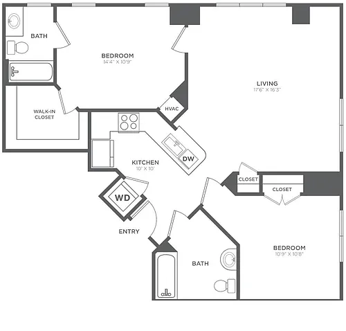 Floor plan B6