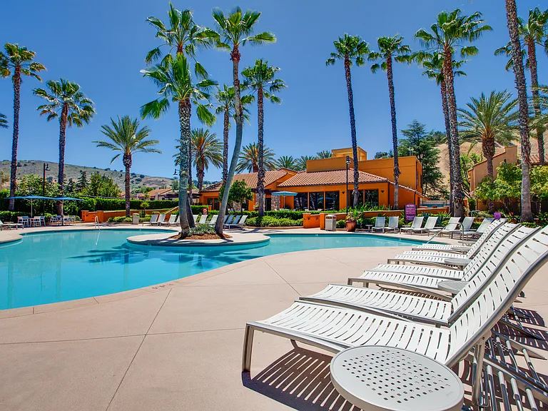 Relax poolside with friends and family