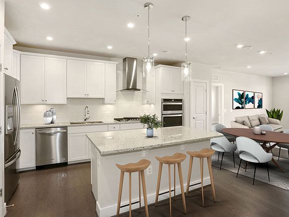Gourmet Kitchen with Stainless Steel Appliances