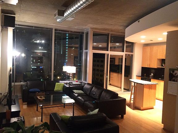 glass wall, no beams blocking view