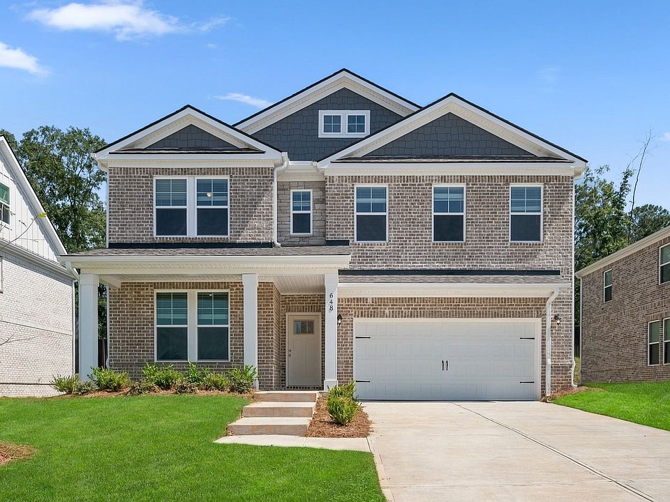 Wagener two-story new construction single family home with two-car front-entry garage at Bowers Farm