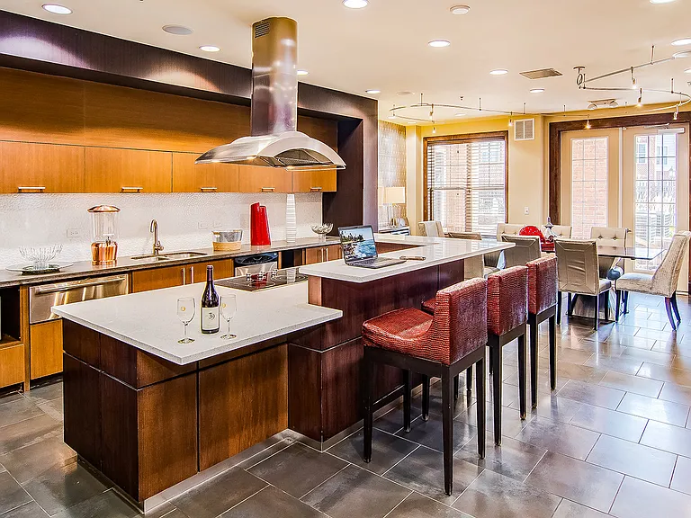 Gourmet Demonstration Kitchen with Dining Area