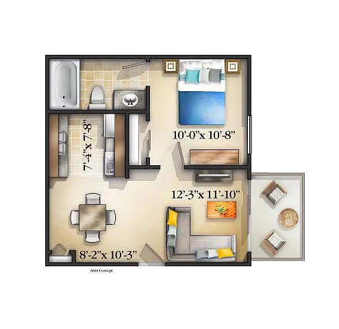 Floor plan Fernow