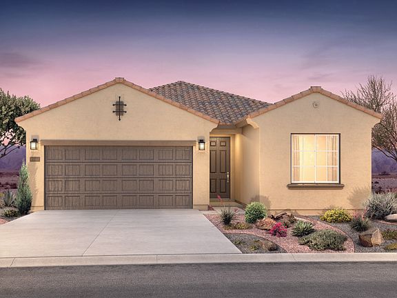 Home Exterior A of the Verbena design offers a simple but clean look and the option for several diff