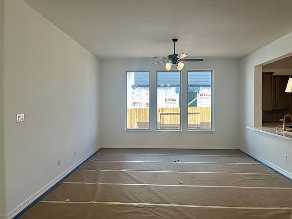 Progress Photo - Open concept living space
