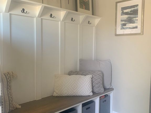 Built in entry storage.