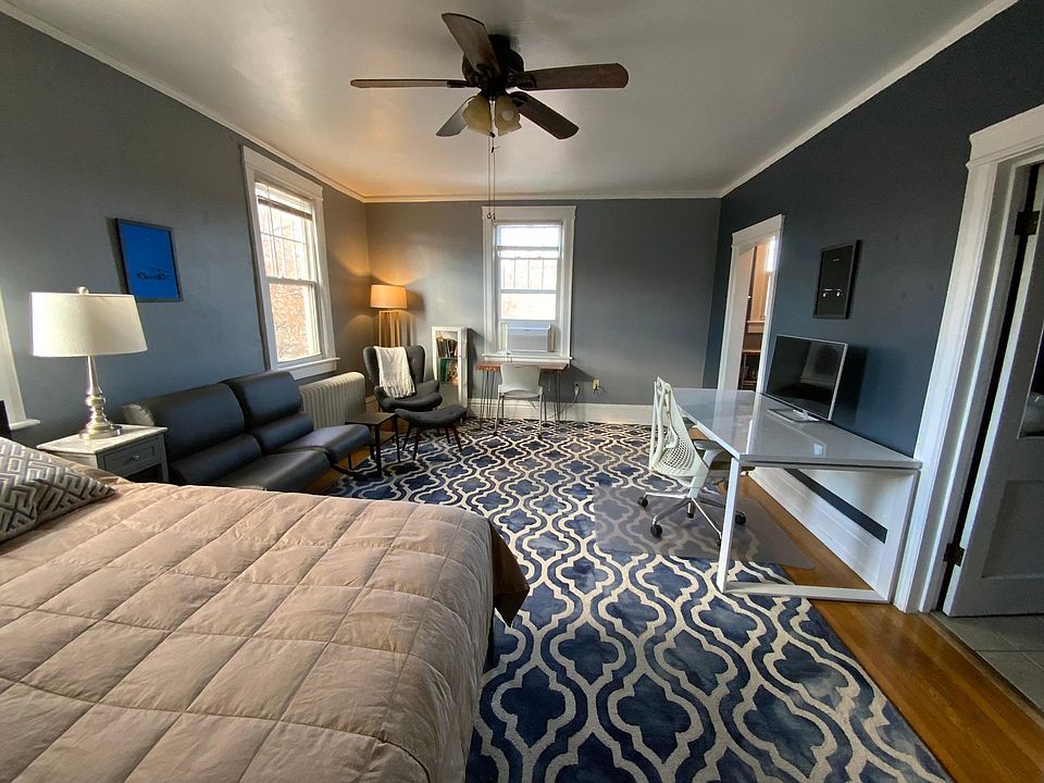 Staged, comfortable layout