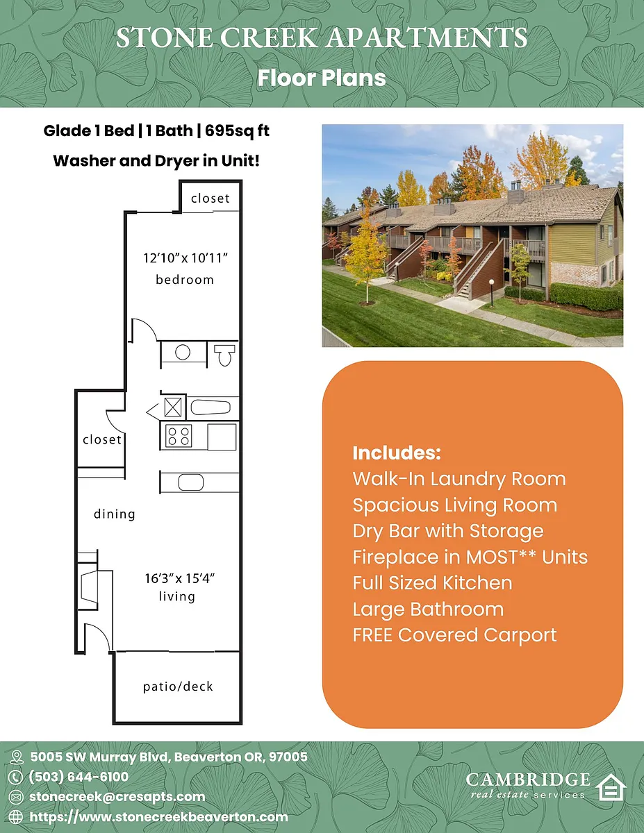 Floor plan Glade
