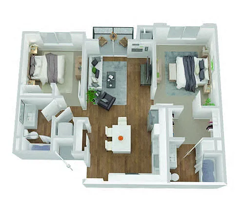 Floor plan 2X2