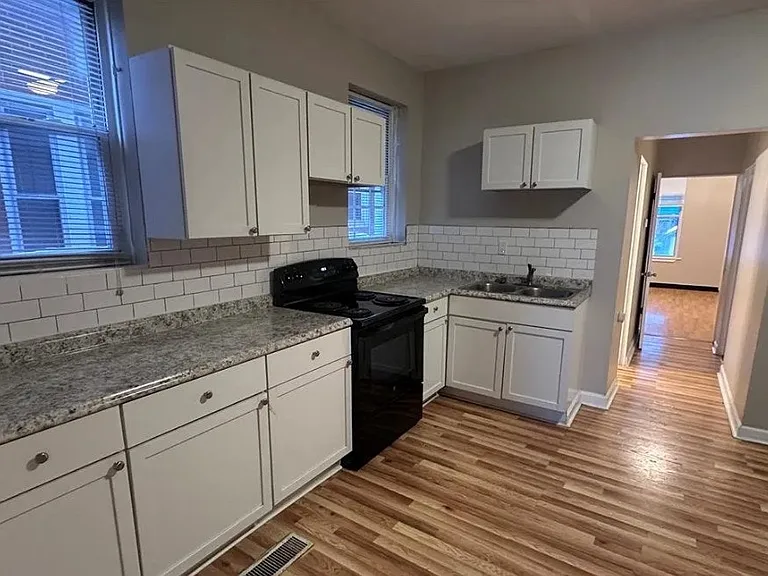 Clean, refreshed kitchen with ample cabinet space