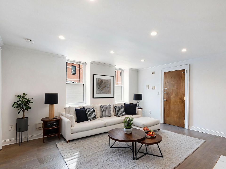 Living room staged