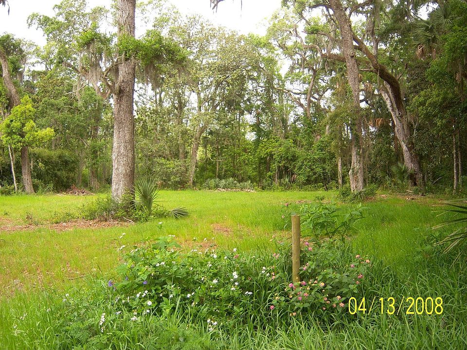 looking southwest across the yard