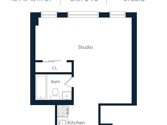 2nd image of 434 W 19th St APT 5C