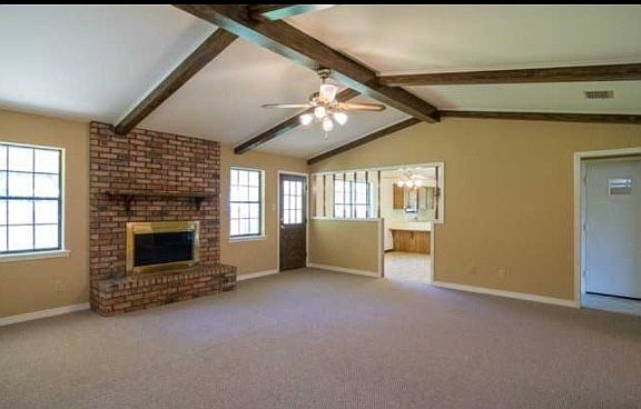 Large living room fireplace 