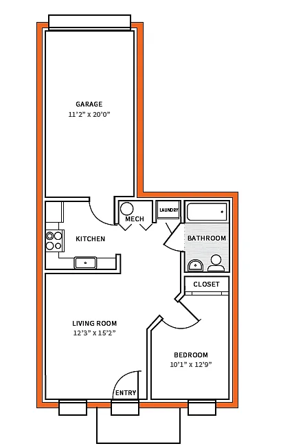 Floor plan Ann w/Garage