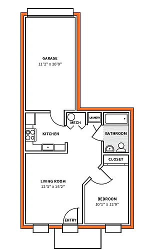 Floor plan Ann w/Garage (Tandem)