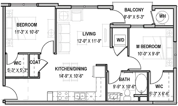 Floor plan 2X1