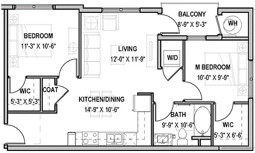 Floor plan 2X1
