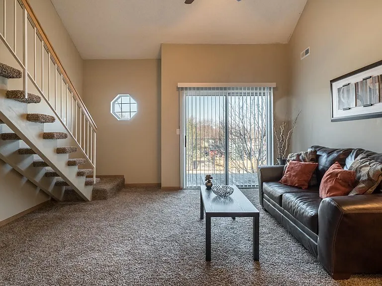 Our lofts feature spacious two-level layouts designed for comfortable living.
