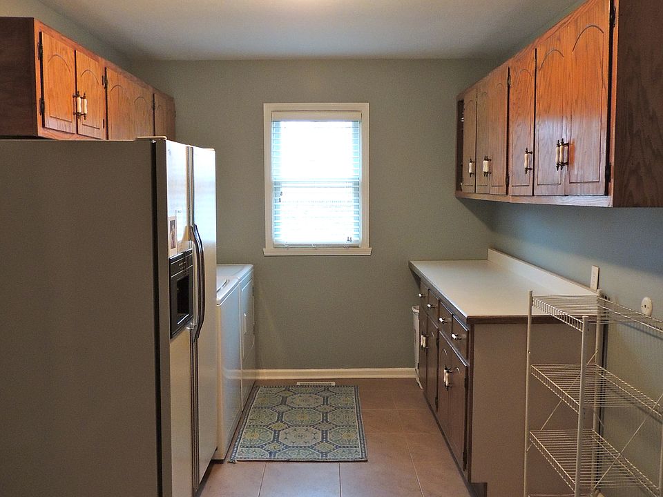 Freshly painted utility room