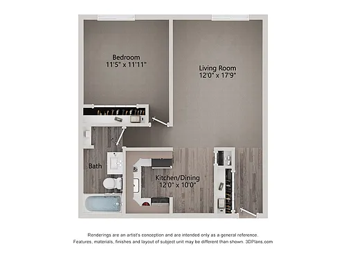 Floor plan Clover - Elevated