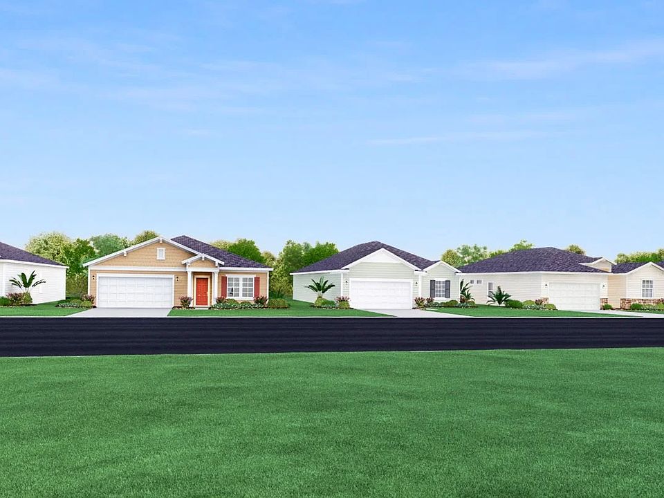 Marion Ranch plan streetscape view of homes