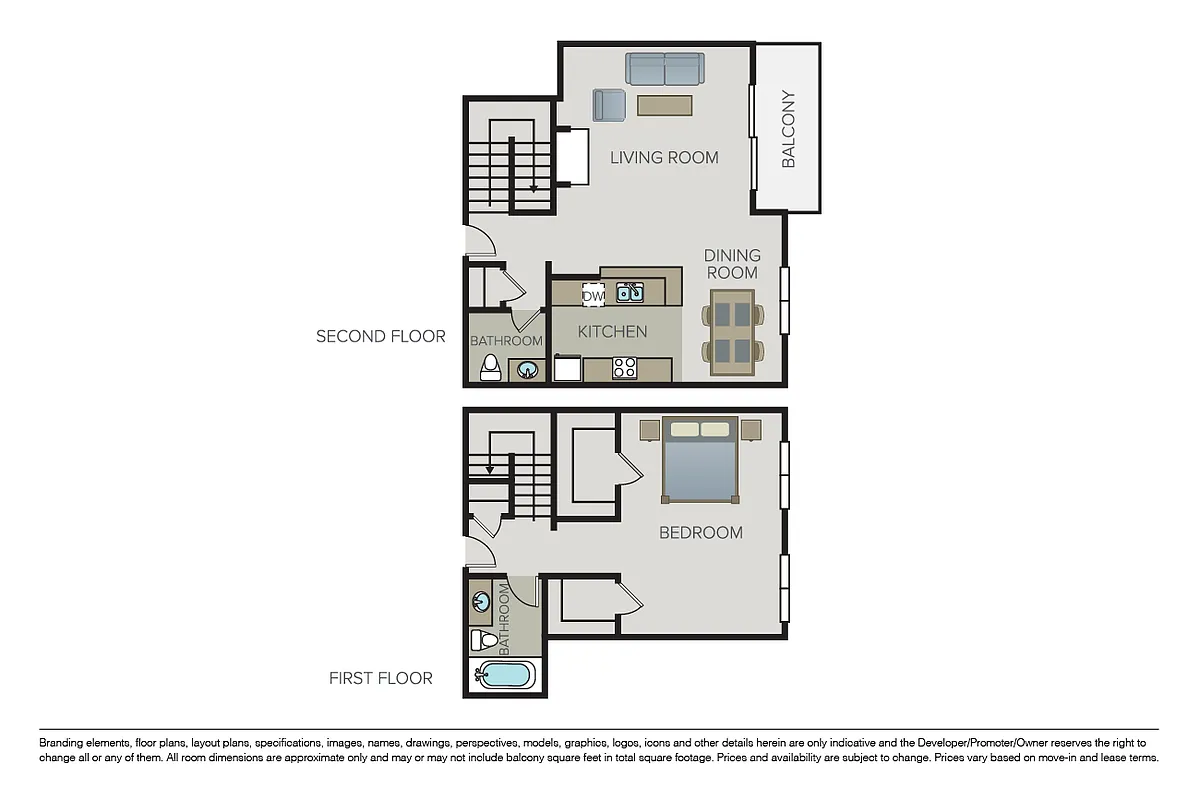 Floor plan Plan 1F Townhome