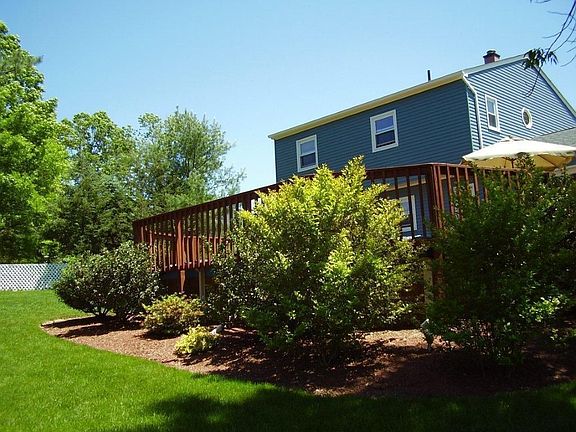 The over-sized deck opens up to the... 