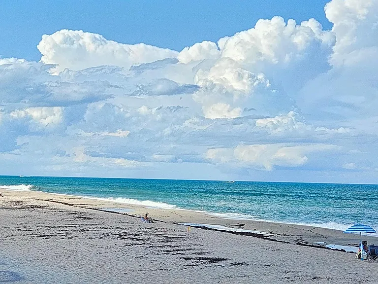 Private beach